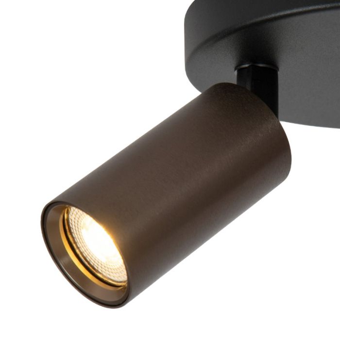 Bruine plafondspot modern, Ritmo