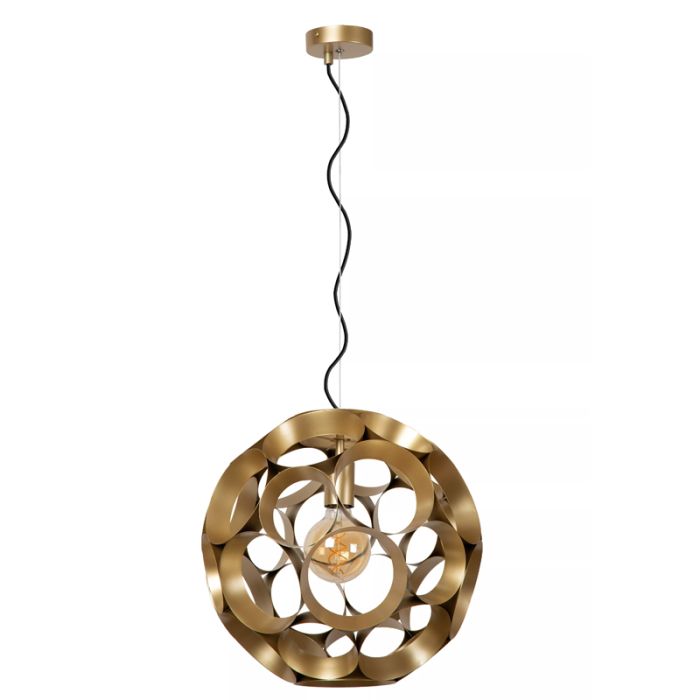 Gouden hanglamp modern, Hannelore