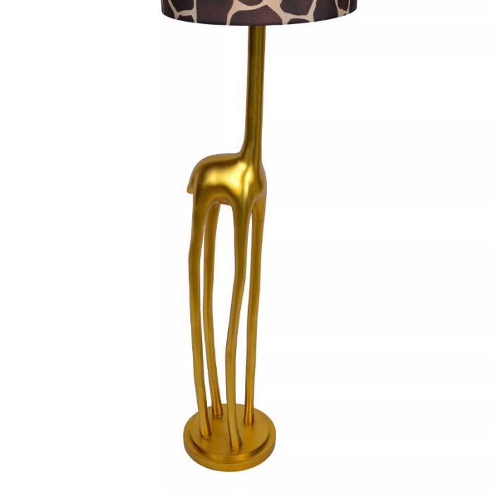 Gouden retro vloerlamp, Extravaganza Miss Tall, stof