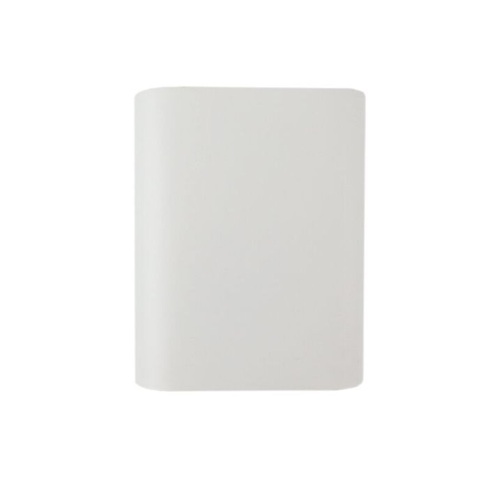 Witte up down wandlamp modern, Ovalis