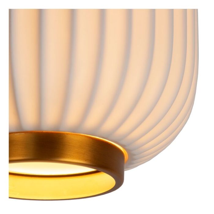 Witte plafonniere Gosse, keramiek