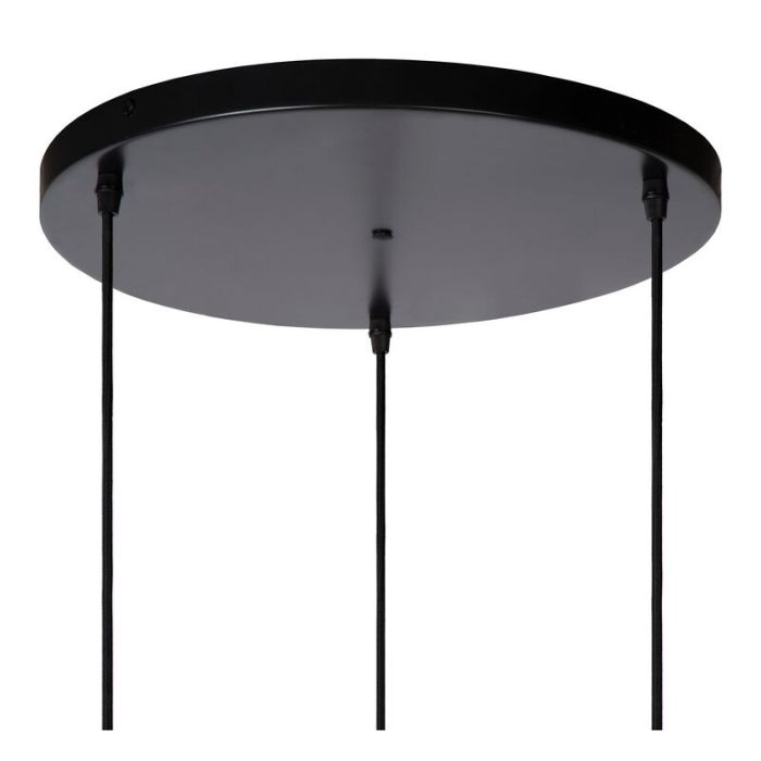 Witte hanglamp Gosse, keramiek