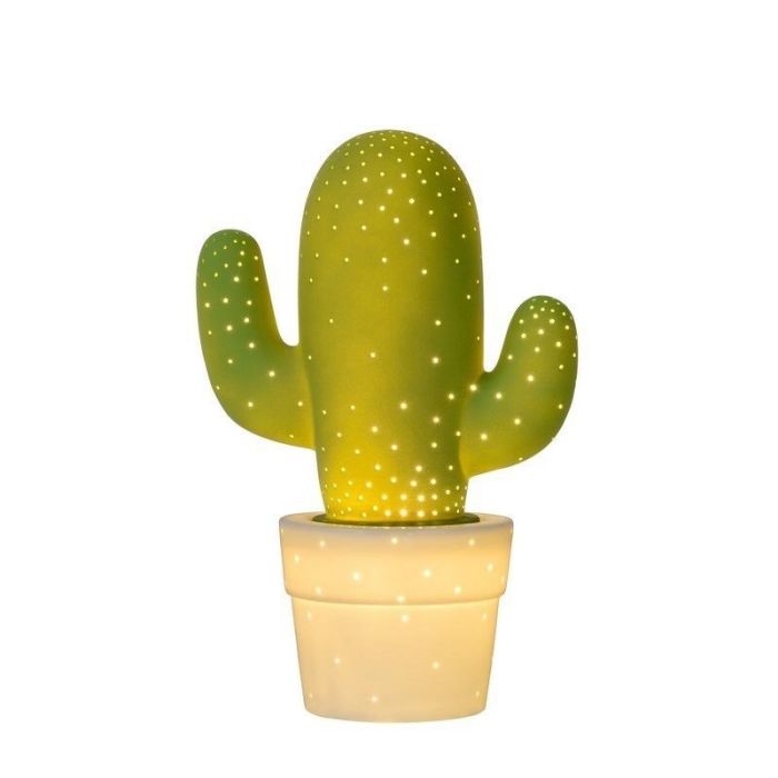 Groene tafellamp Cactus
