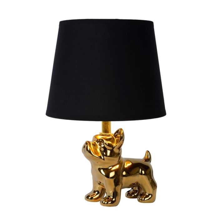 Gouden tafellamp Extravaganza Sir Winston, steen