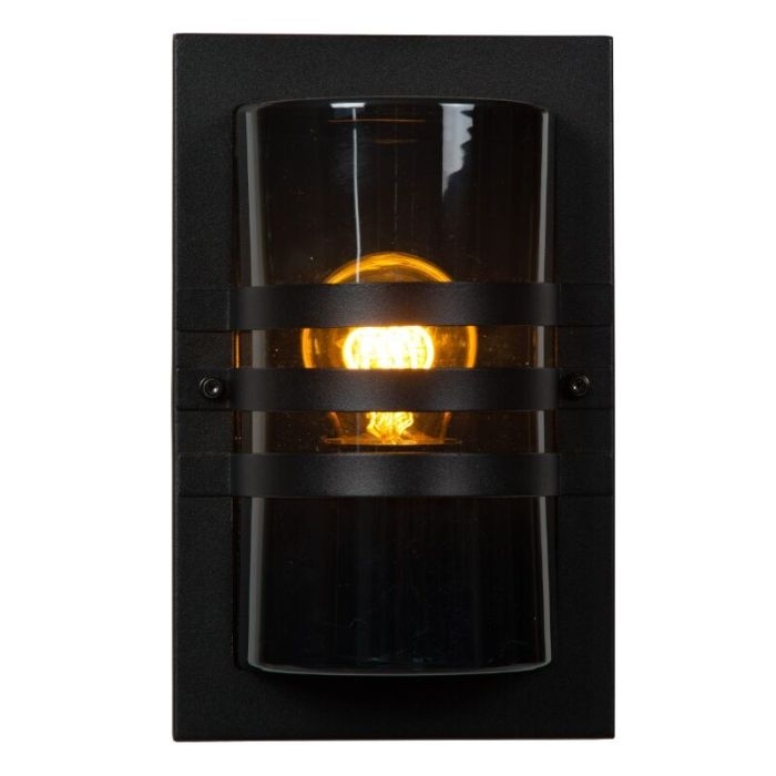 Zwarte buitenlamp modern, Privas, IP44