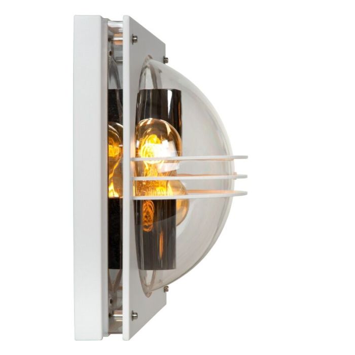Witte buitenlamp modern, Privas, IP44