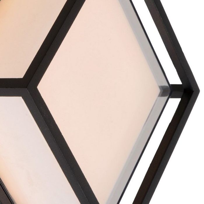 Zwarte buitenlamp modern, Singa, 9,6W, 2700K LED, IP54