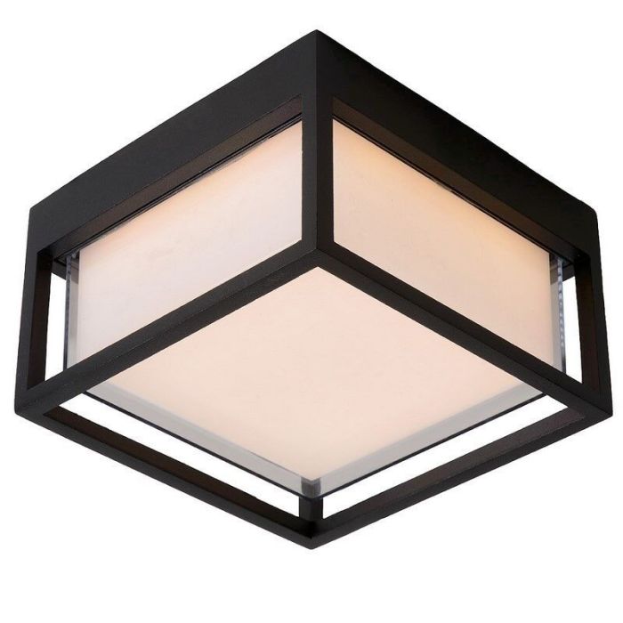 Zwarte buitenlamp modern, Singa, 9,6W, 2700K LED, IP54