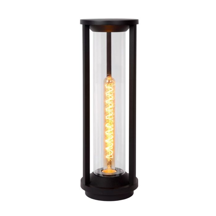 Zwarte buitenlamp Cadix, aluminium