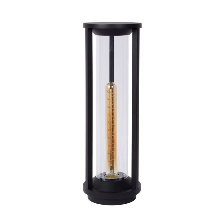 Zwarte buitenlamp Cadix, aluminium