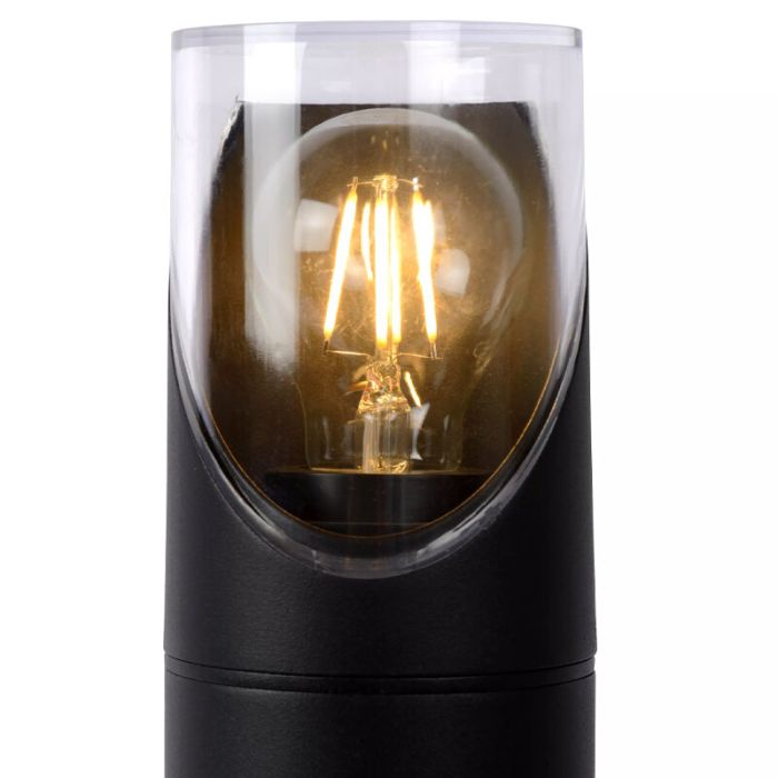 Zwarte klassieke buitenlamp, Norman, aluminium, IP65