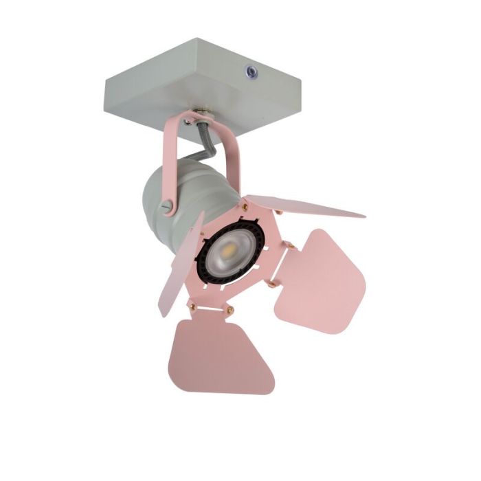 Roze kinder plafondlamp Picto, metaal