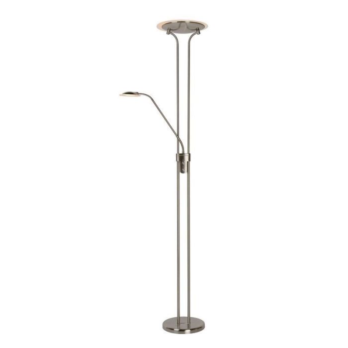 Chromen staande leeslamp modern, Champion, 20W, 3000K LED
