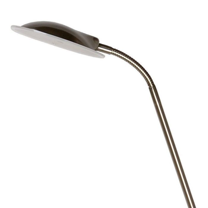 Chromen staande leeslamp modern, Champion, 20W, 3000K LED