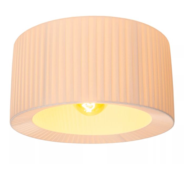 Witte plafonnière modern, Fold