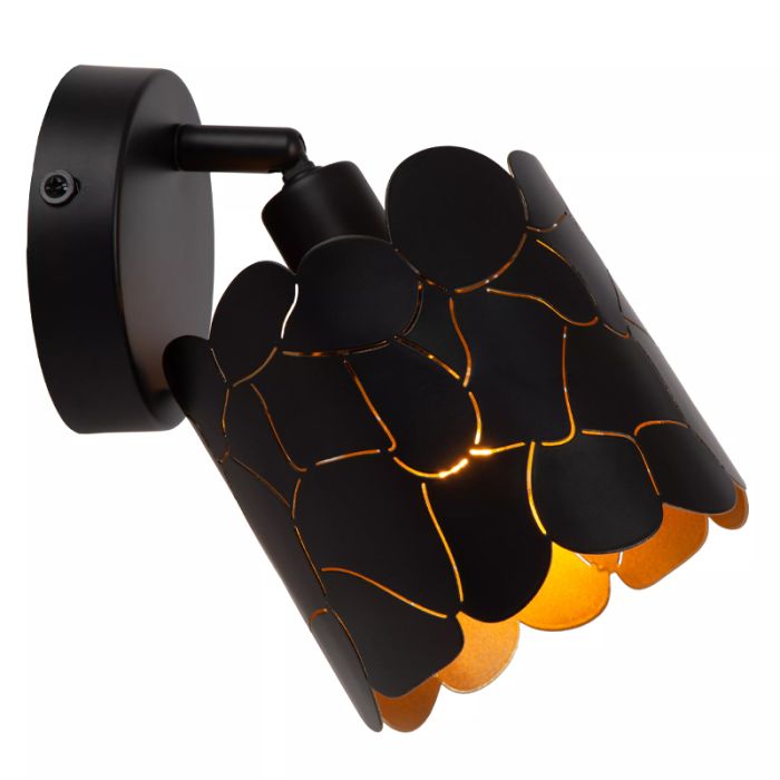 Zwarte wandspot modern, Almelo