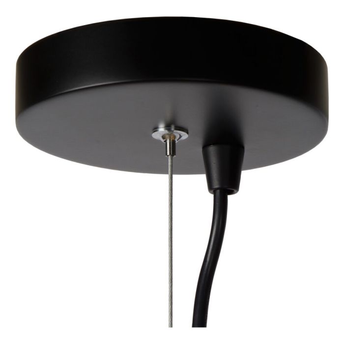 Zwarte hanglamp Leanne, metaal