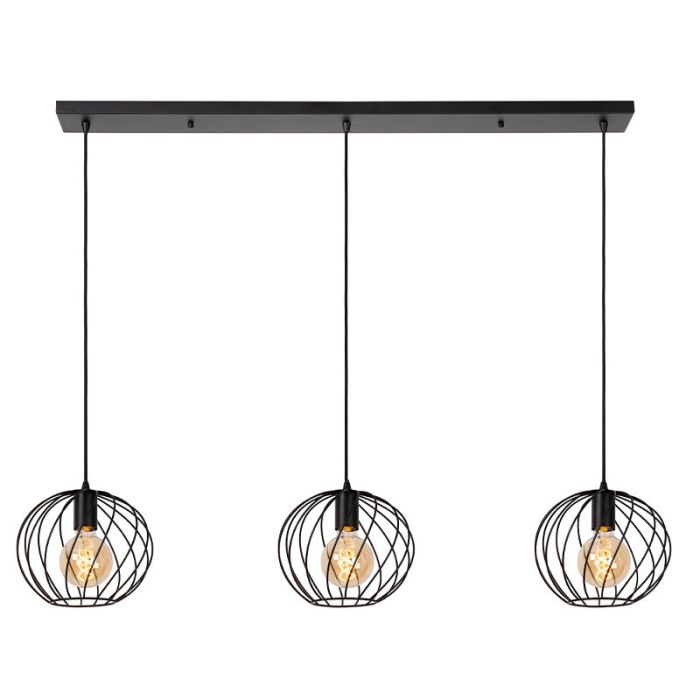 Zwarte hanglamp klassiek, Danza