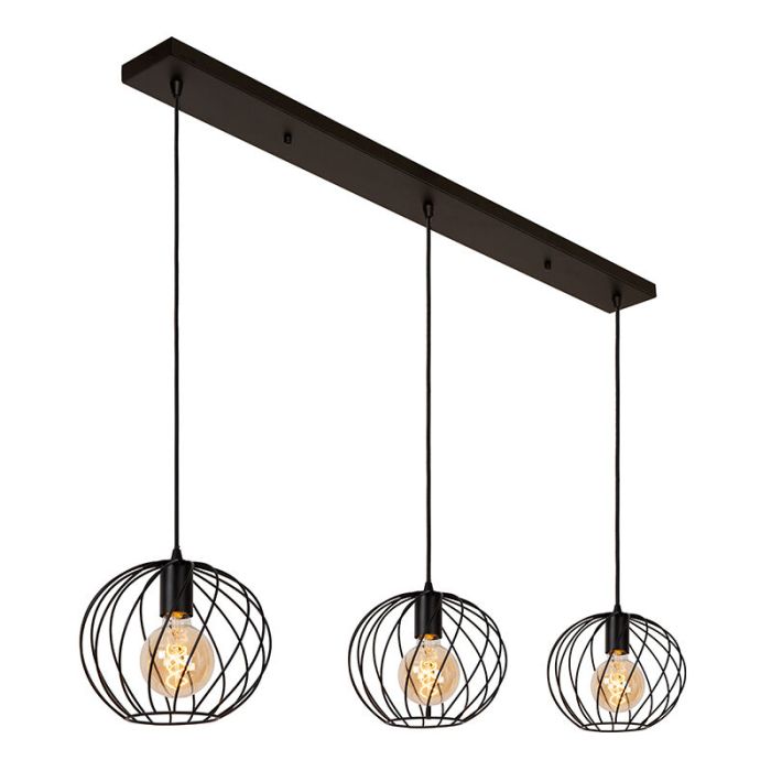 Zwarte hanglamp klassiek, Danza