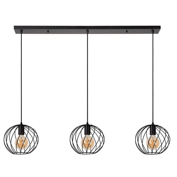Zwarte hanglamp klassiek, Danza