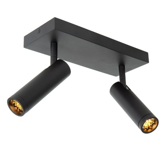 Zwarte plafondspot modern, Grado