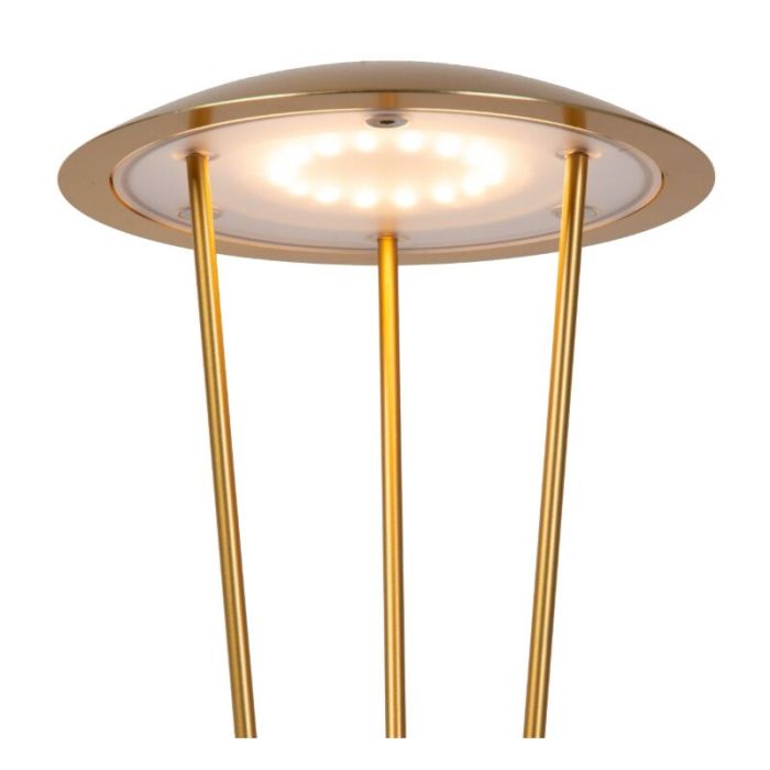 Messing oplaadbare buiten tafellamp modern, Renee, 2,2W, 2700K LED, IP54, met touchdimmer