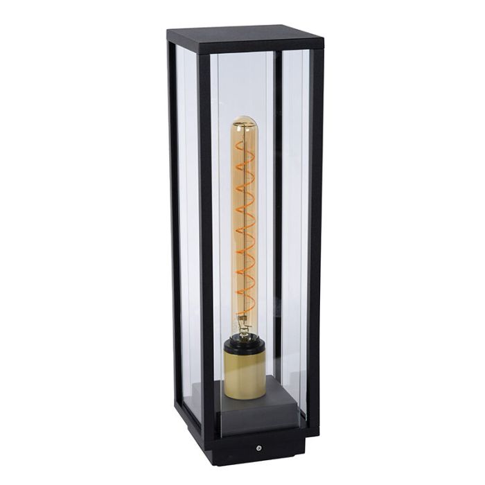Zwarte buitenlamp klassiek, Laurens, IP54