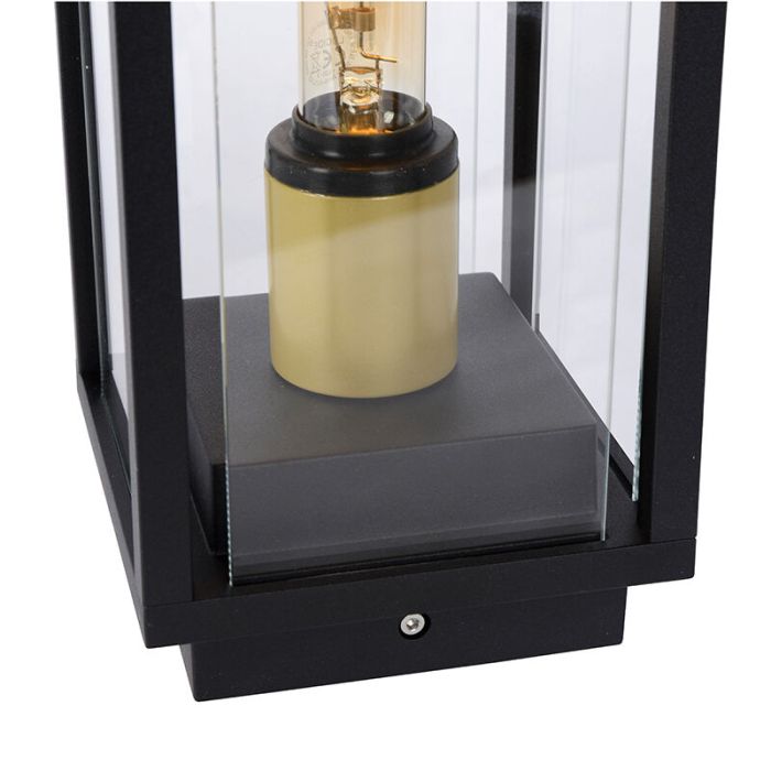 Zwarte buitenlamp klassiek, Laurens, IP54