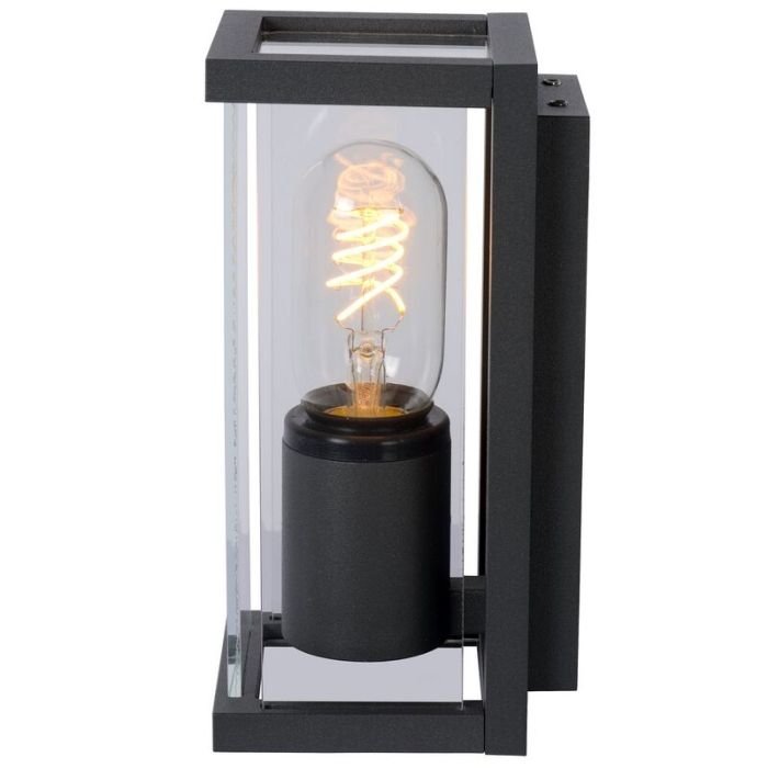 Antraciete buitenlamp Claire, glas