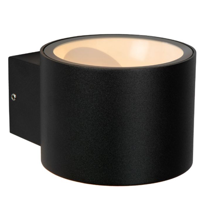 Zwarte up down wandlamp modern, Oxford, IP54