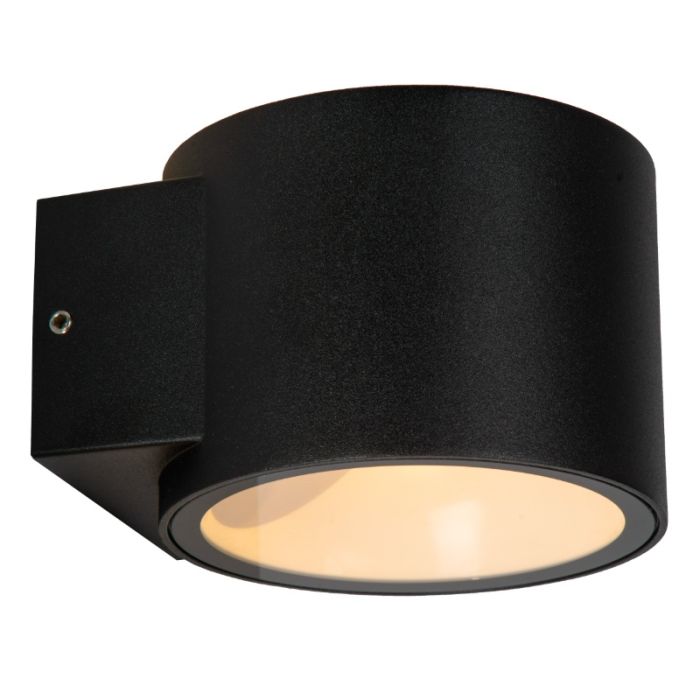 Zwarte up down wandlamp modern, Oxford, IP54