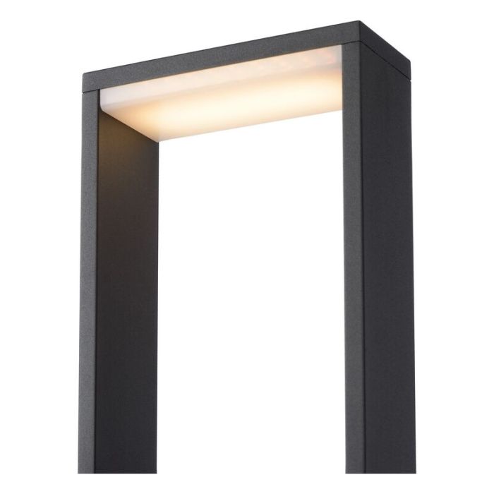 Antraciete buitenlamp Goa, aluminium, 6,5w warm wit licht