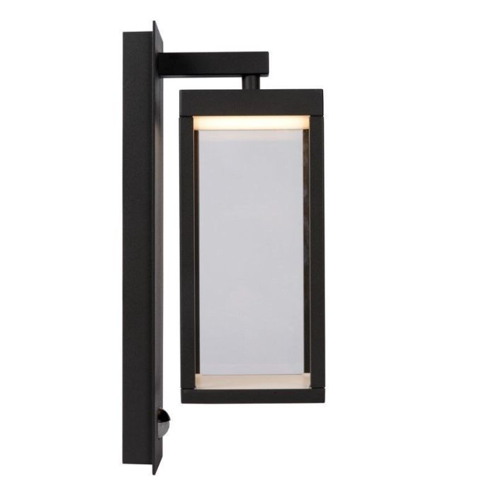 Antraciete buiten wandlamp met bewegingssensor modern, Clairette, 15W, 3000K LED, IP54