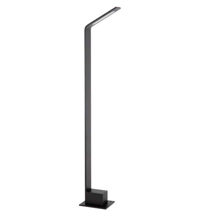 Zwarte buitenlamp modern, Lawford, 6W, 3000K LED, IP54