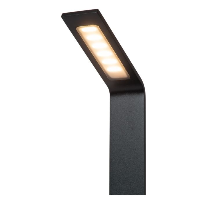 Zwarte buitenlamp modern, Lawford, 6W, 3000K LED, IP54
