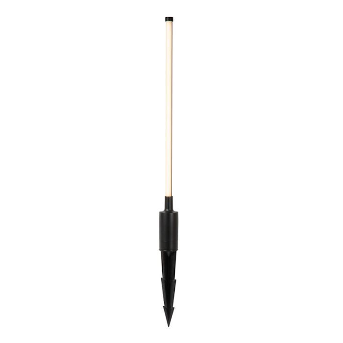 Zwarte prikspot modern, Lornex, 6W, 3000K LED, IP54