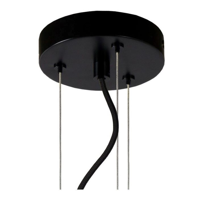 Moderne hanglamp Florien, Zwart