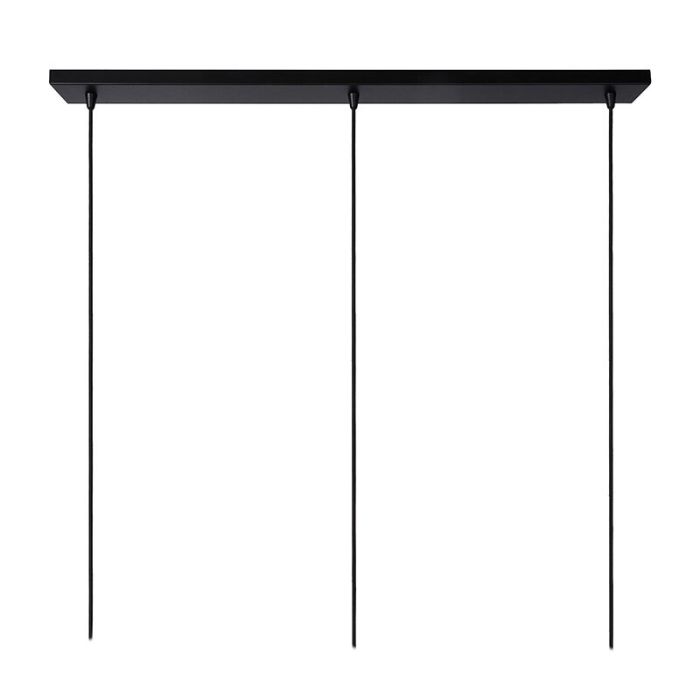 Zwarte klassieke hanglamp, Nolan, metaal