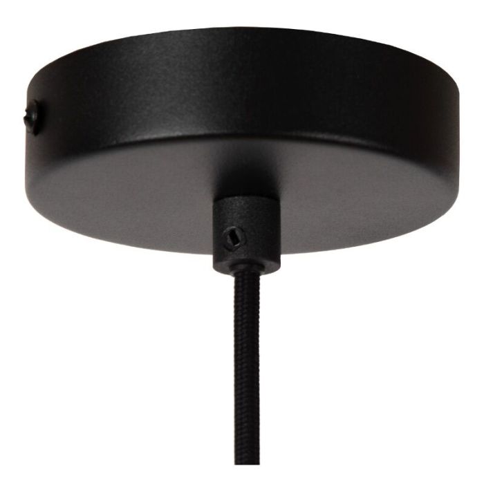 Zwarte hanglamp stof, Gregory
