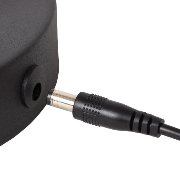 Zwarte oplaadbare vloerlamp modern, Comet, 3W, 2700K LED, met touchdimmer