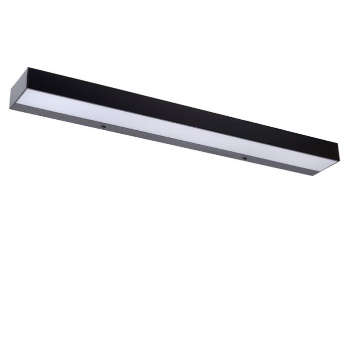 Zwarte badkamer wandlamp modern, Alexa, 8W, 3000K LED, IP44