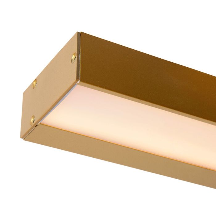 Messing badkamer wandlamp modern, Alexa, 13W, 3000K LED, IP44