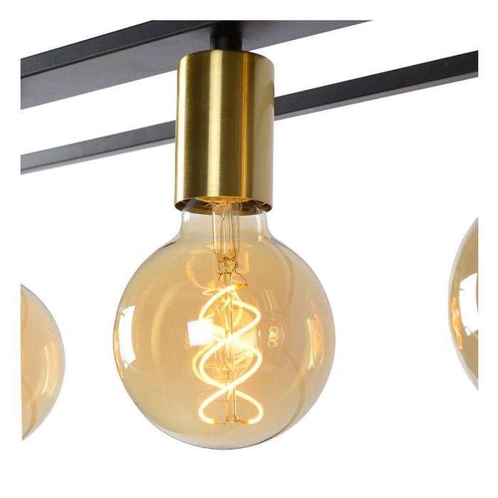 Zwarte hanglamp Ruben, metaal