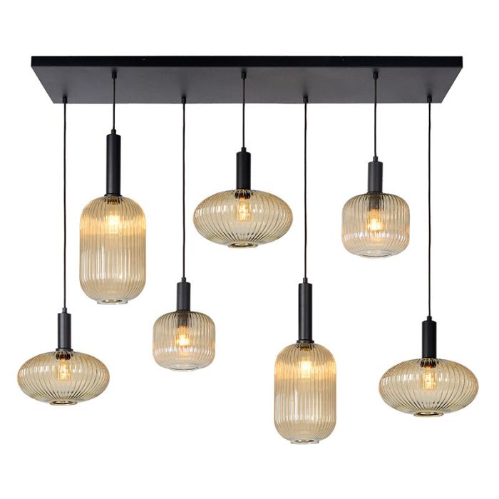Retro hanglamp, Maloto, glas