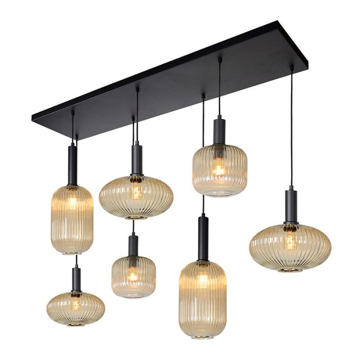 Retro hanglamp, Maloto, glas