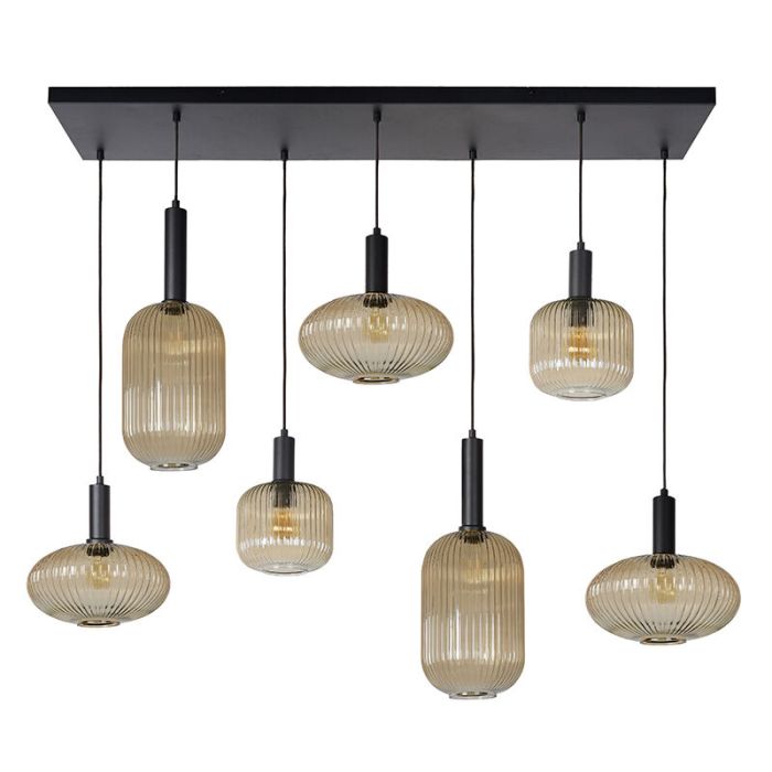 Retro hanglamp, Maloto, glas