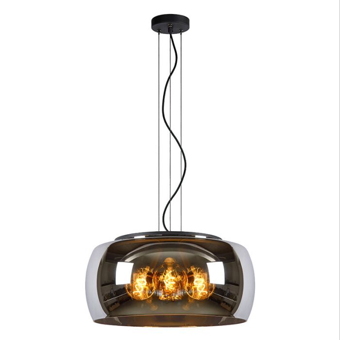 Grijze hanglamp modern, Olivia