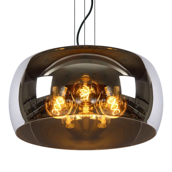 Grijze hanglamp modern, Olivia