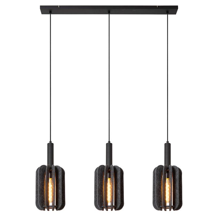 Grijze hanglamp modern, Rafal