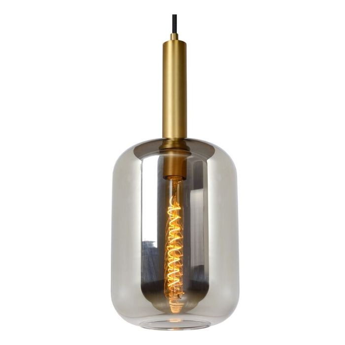 Grijze hanglamp Joanet, glas